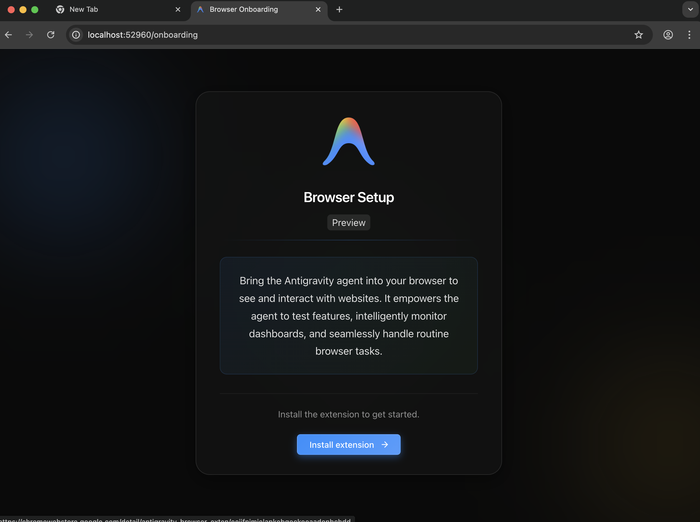 Antigravity Browser